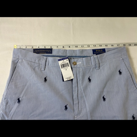 Polo Ralph Lauren Classic Fit Pinstripe Pony Short - Picture 4 of 11